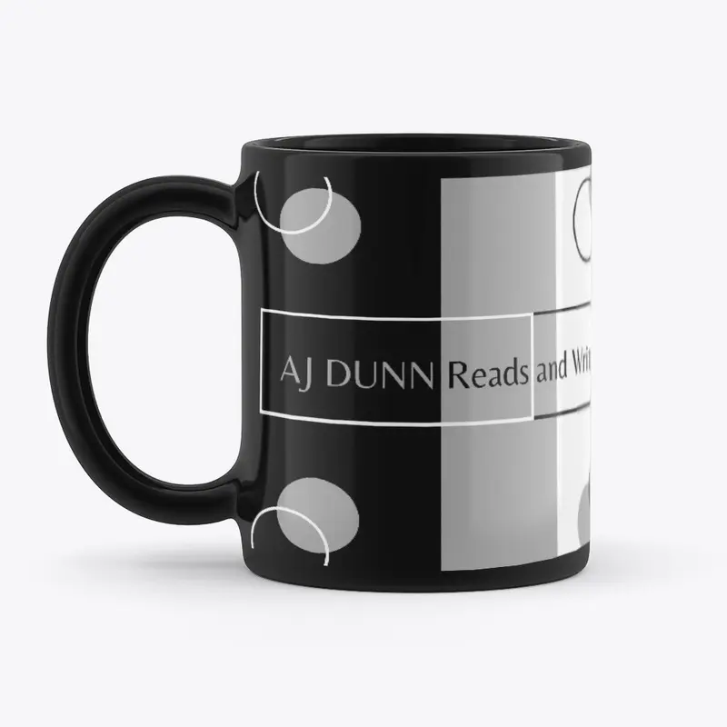 AJ Dunn Reads and Writes Gray Mug