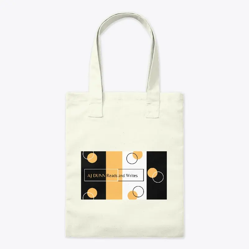 AJ Dunn Reads and Writes Tote Bag Orange