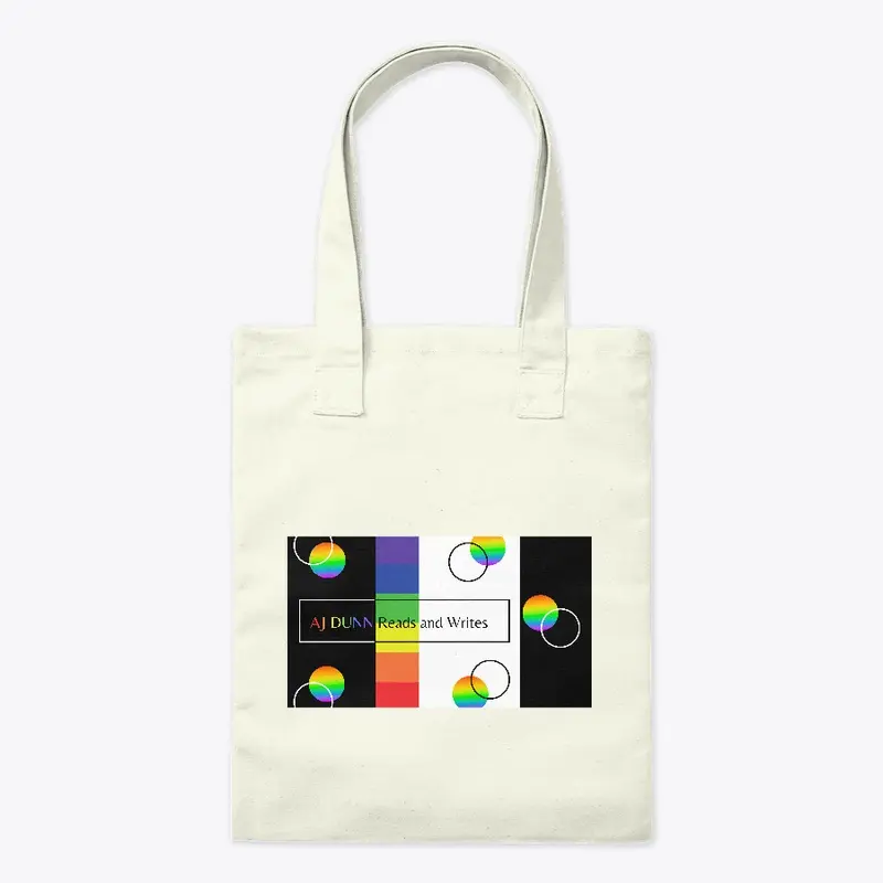 AJ Dunn Reads and Writes Tote Bag Pride