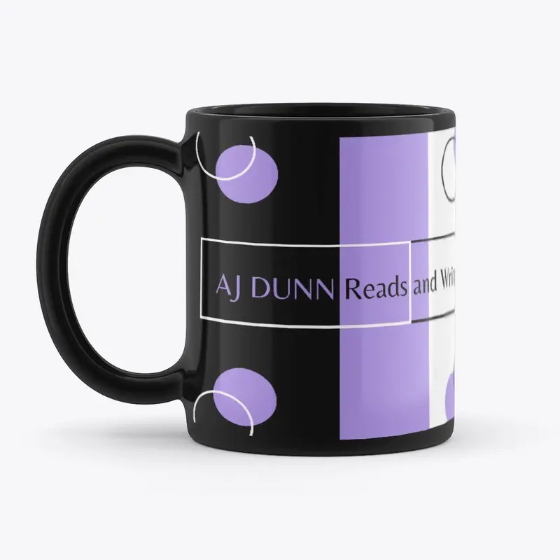 AJ Dunn Reads and Writes Purple Mug