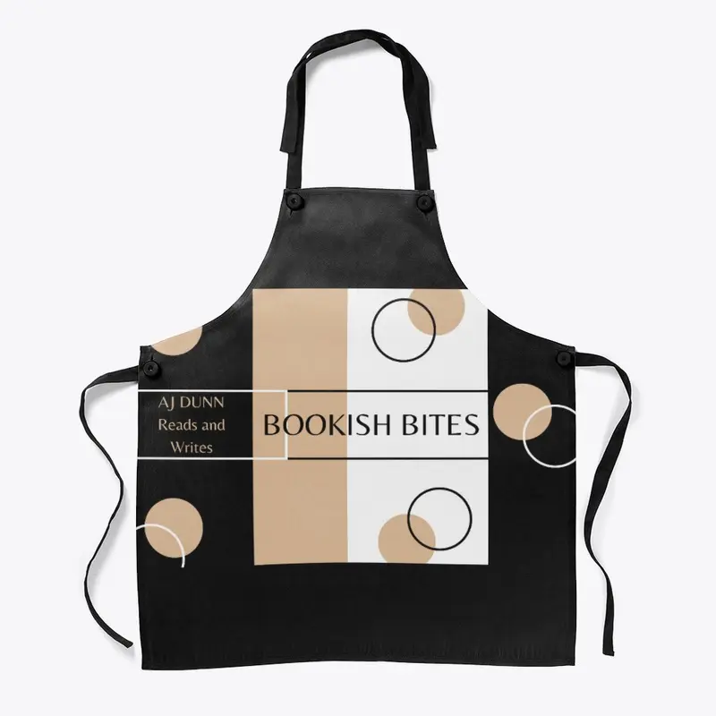 AJ Dunn Bookish Bites Beige Apron