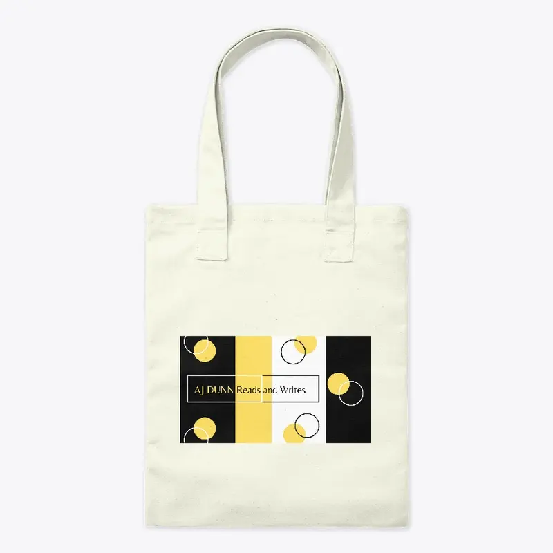 AJ Dunn Reads and Writes Tote Bag Yellow